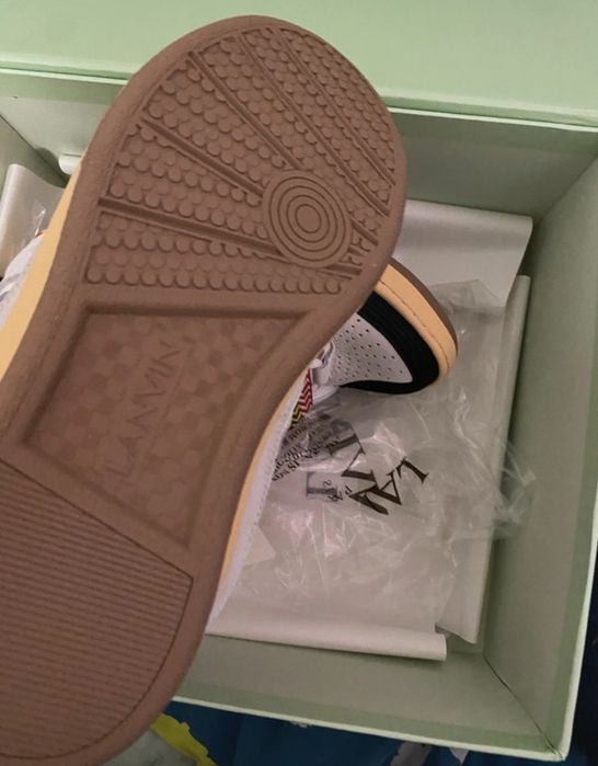 Lanvin curb sneakers