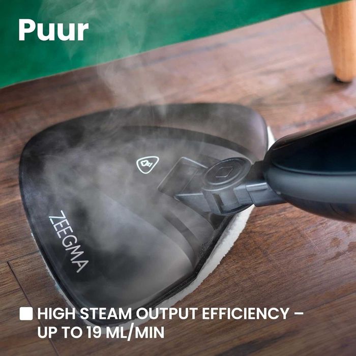 Парочистачка Zeegma PUUR, 1500W, Почистване без химикали, 7 Приставки