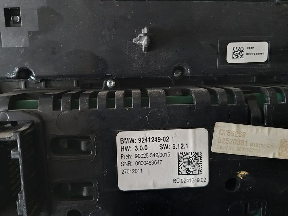 Panou comanda clima ac bmw seria 5 f10 f11