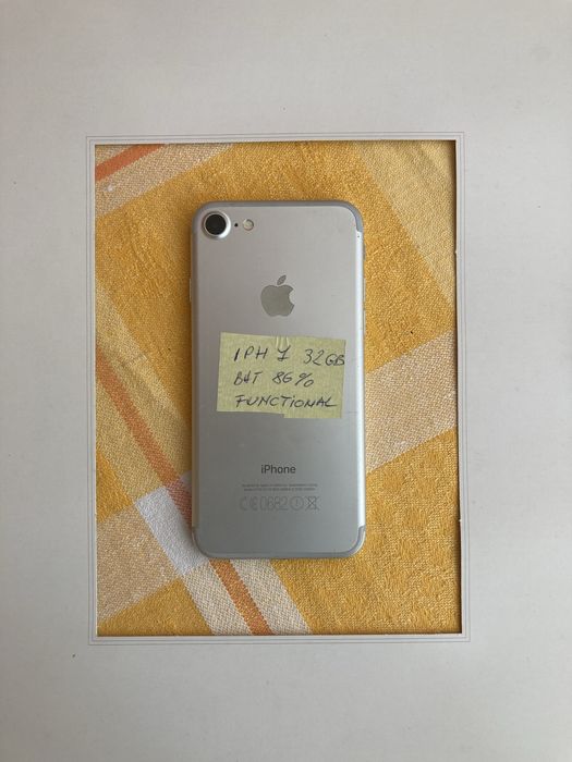 Iphone 7 silver baterie 86%. 32gb