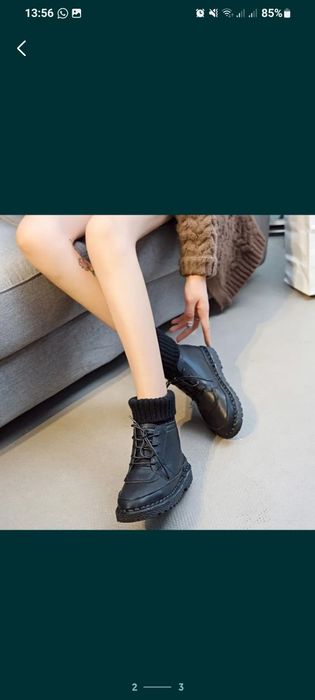 ботинки новые чёрные