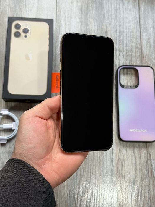 Iphone 13 Pro Max 512 GB Gold - 100 % Battery Чисто Нова Батерия