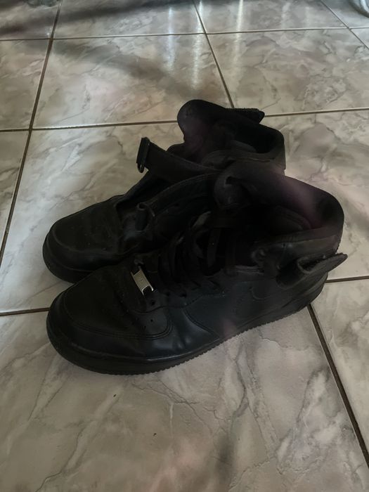 nike air force 1 mid negrii