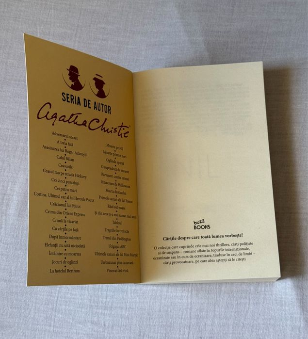 Moarte pe Nil – Agatha Christie | Ediție legată, Litera