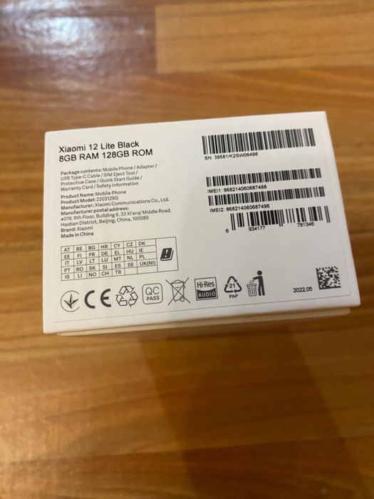 Xiaomi 12lite бағасы келесі бойынша