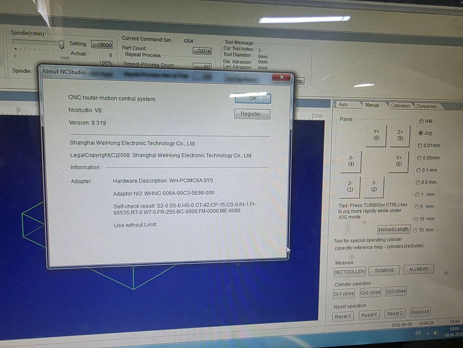 CNC Router BJD Q1325-2D (2 boshli, sanoat darajasi)