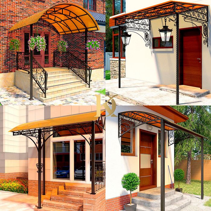 Кованые козырьки