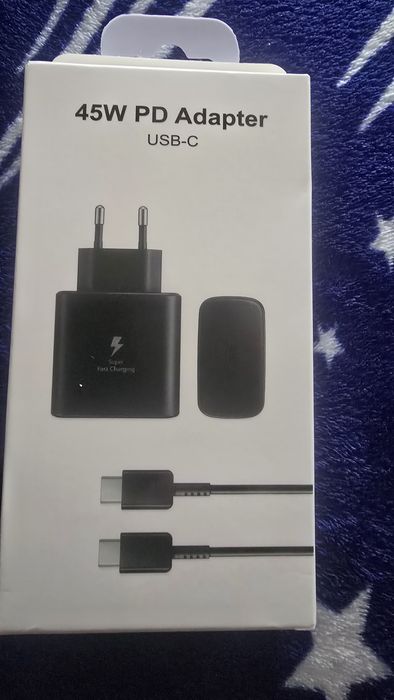 Incarcator si cablu super charger  45 wati   30  roni Sigilate