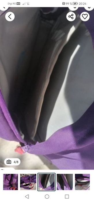 Ghiozdan ergonomic de școală, unisex, cu 3 compartimente. 
Purtat 1 an