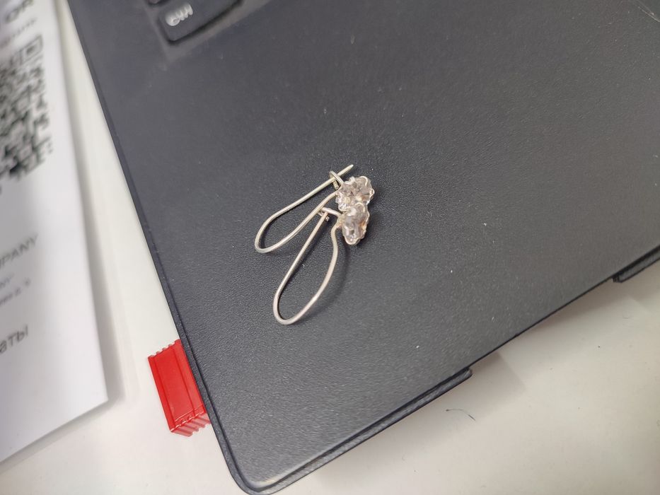Серьги серебряные