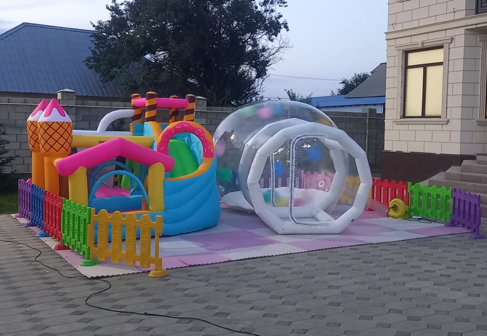 Продам  комплекс с батутами