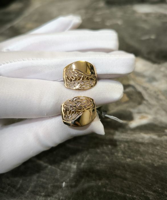 Золотые серьги 585 проба Россия