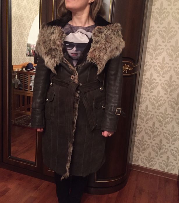 Дубленка в идеальном состоянии