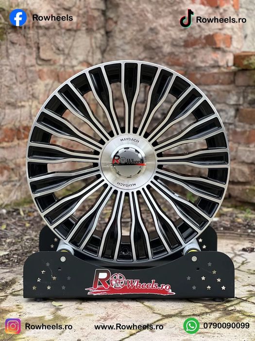 Jante Mercedes20 R20 Model Maybach W222 S class coupe AMG W223 w212 w213 w223 roti mercedes GLS GLE GL GLC W221 cu anvelope vara/iarna inclus recomandate mercedes