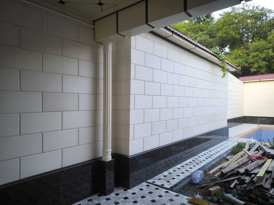 Термопанели с покрытием травертин камня/пенопласт,  базальт