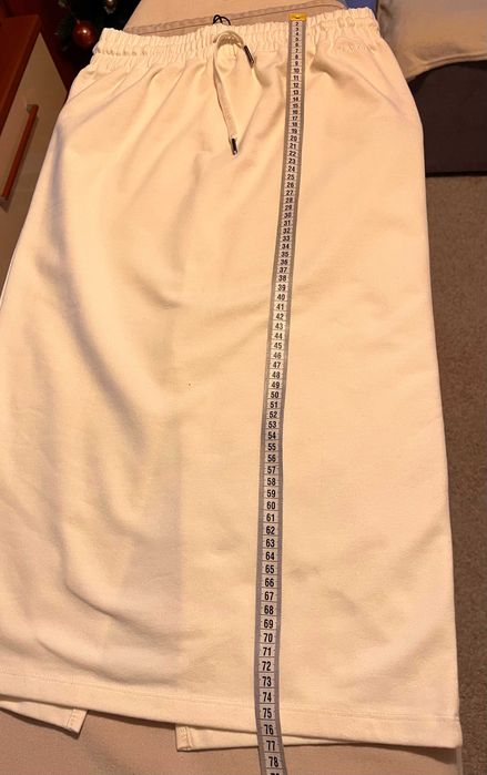 Fusta Mazine Harmony din bumbac crem