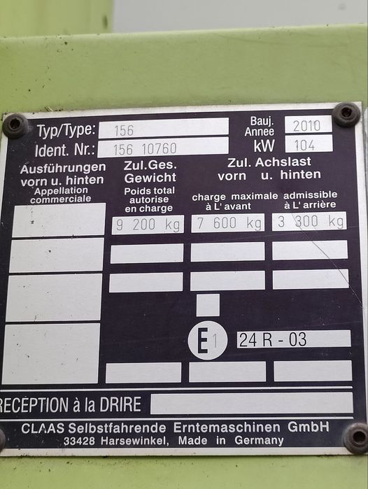 Klas daminator 130