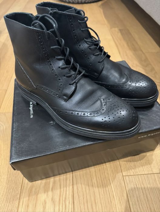 Ghete barbati casual Bigotti din piele