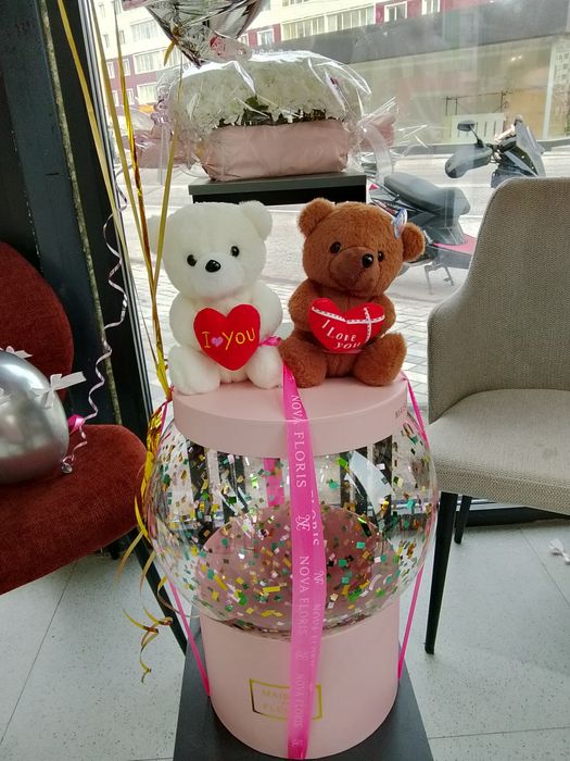 Цветы шары для ваших любимых