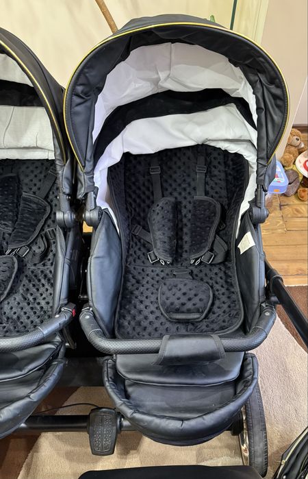 Количка за близнаци 3in1 Adbor Duo Lux 3D