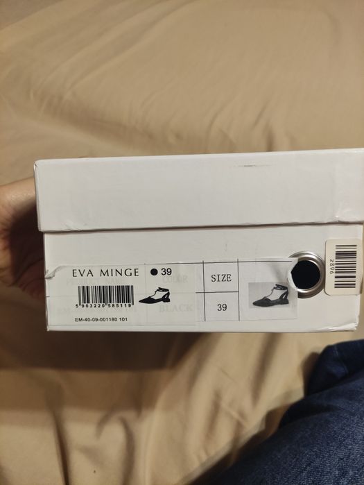 официални обувки нисък ток Eva Minge