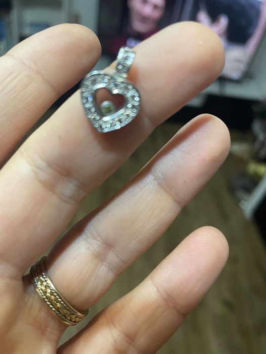 Pandantiv din aur 18k cu diamante naturale