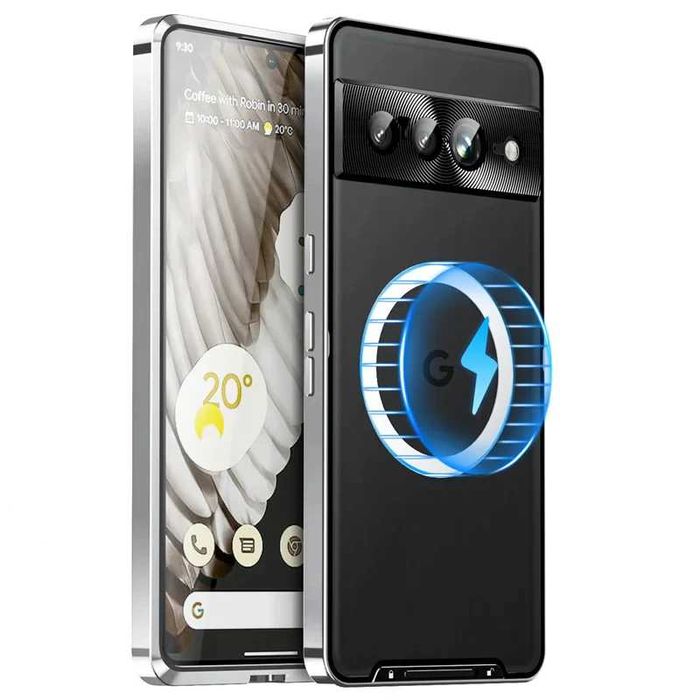 Алюминиевый противоударный кейс для Google Pixel 7