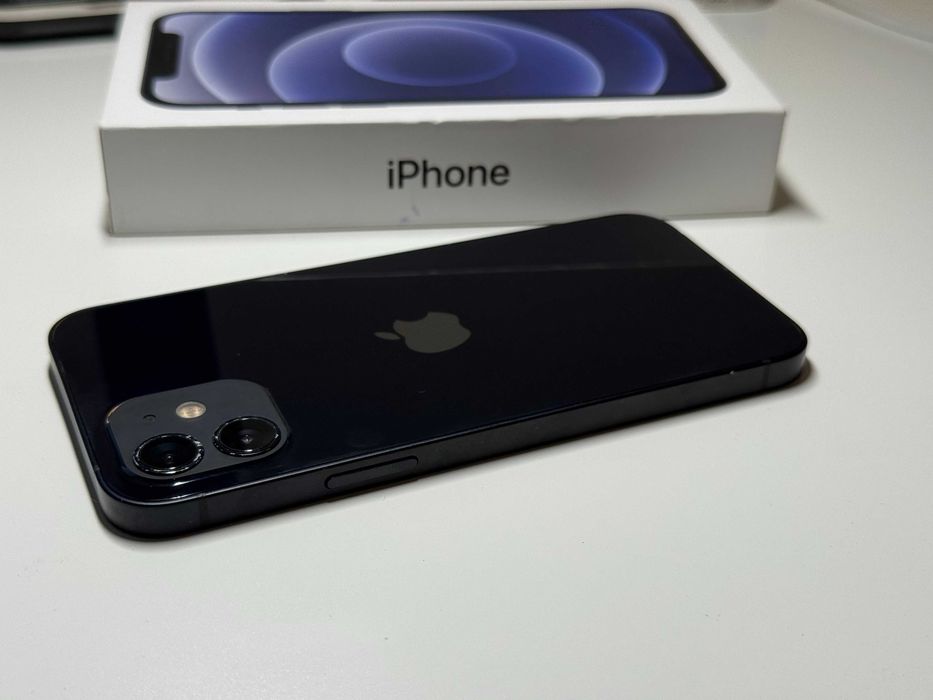 iPhone 12, Black, 64Gb, Liber de retea | Cod - G799
