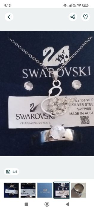 Vând set Swarovski