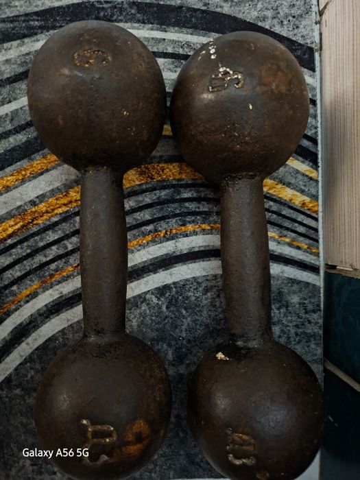 Продам советские гантели