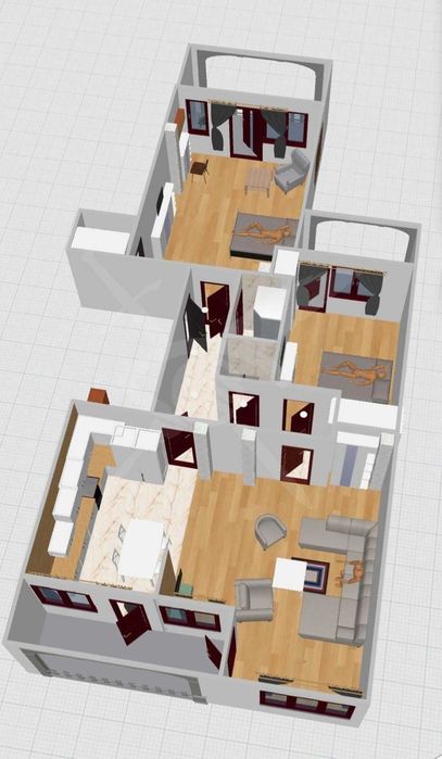 Тристаен апартамент във Възраждане 89545