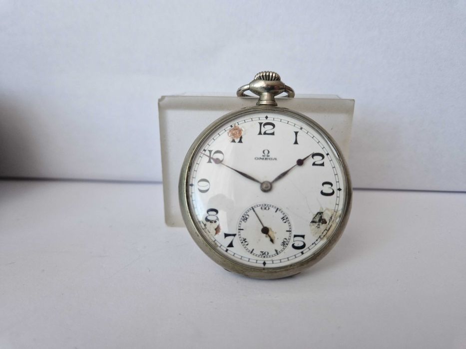 Ceas Omega de Buzunar Carcasa Nickel -Mecanic.