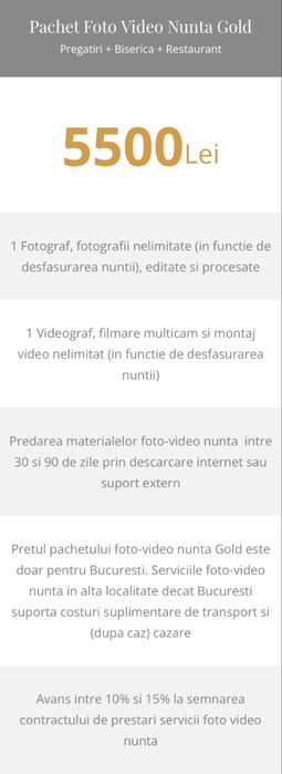 Servicii Foto Video