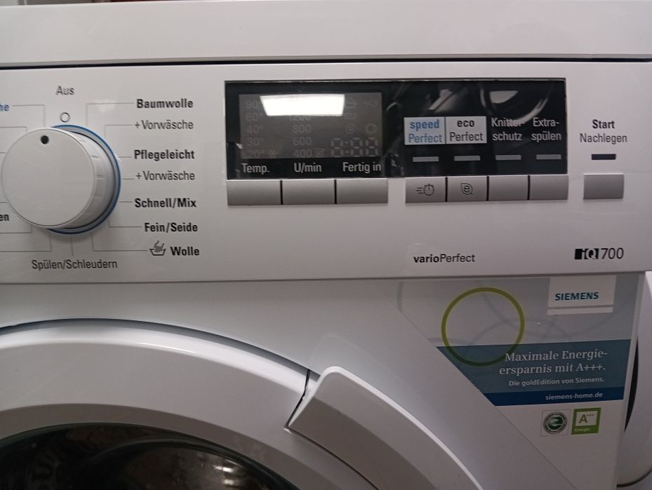 Като нова пералня Сименс Siemens IQ 700 A+++ 8кг 2 години гаранция!