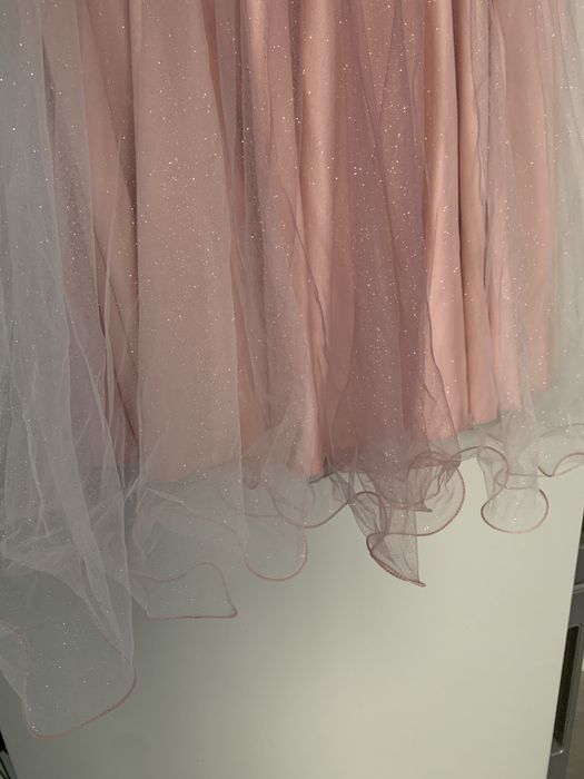 Rochie eleganta roz scurta