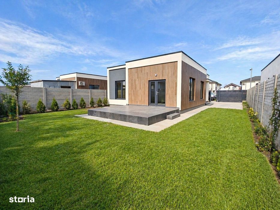 Vilă 4 camere, curte 400 mp, 4 parcări, complex bariera