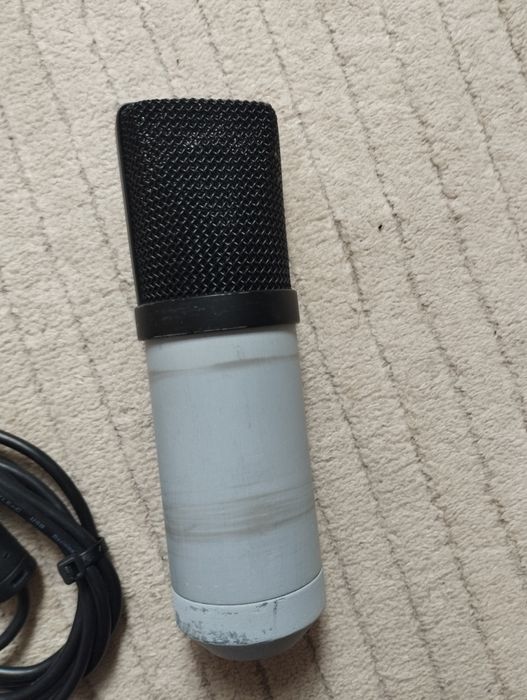 Microfon Auna gri cu fir