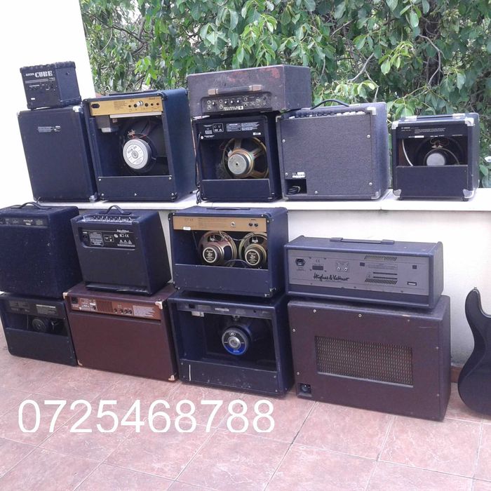 chitara electrica ibanez  fender squier combo chit marshall roland vox