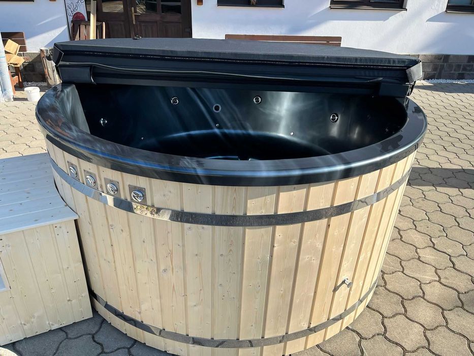 Gradinska vana, dzhakuzi, vana ot fibrostŭklo podvizhna vana