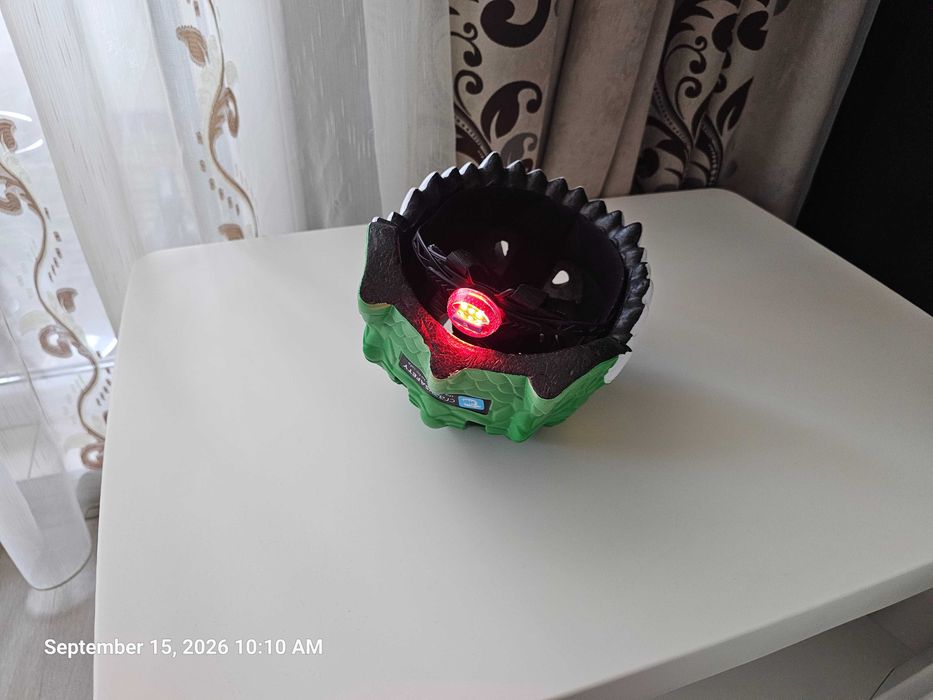 Casca protectie copii, cu lumina integrata de la Crazy Safety 49-55cm