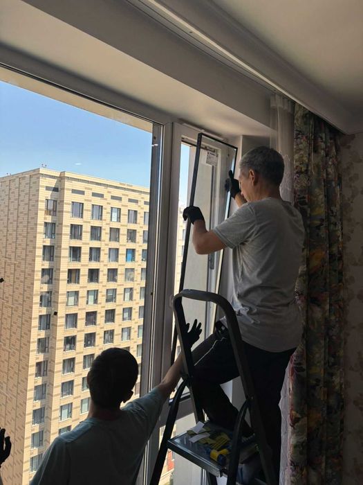 Замена стеклопакетов.