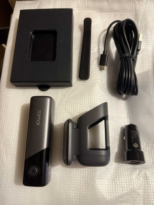 Camera auto 70MAI M500 64GB eMMC 2K + senzori presiune TPMS +kit cablu