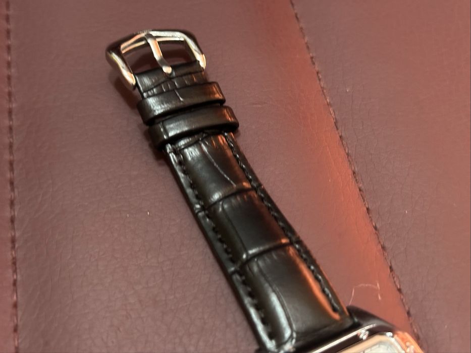 Нов Cartier Santos Часовник с Кожена Каишка