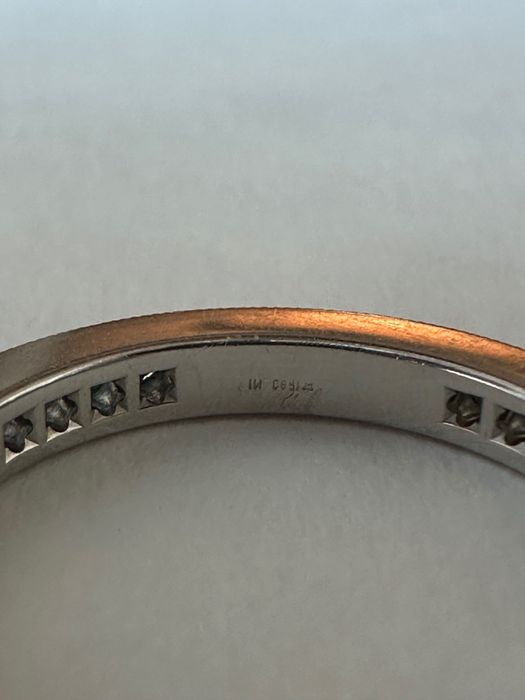 Оригинален пръстен Tiffany & Co. с диаманти | Pt950 | Елегантен и вечен дизайн