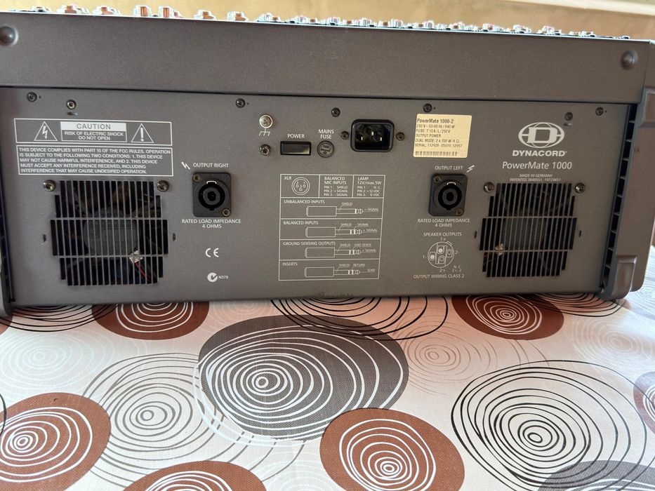 Dynacord powermate 1000-2 (dynacord,fbt,rcf,midas)