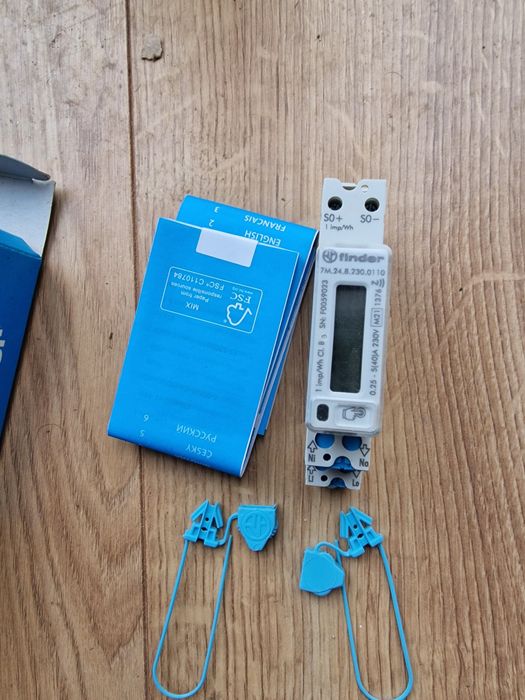 Contor energie monofazat bidirectional,Finder 7M.24.8.230.0110 NFC