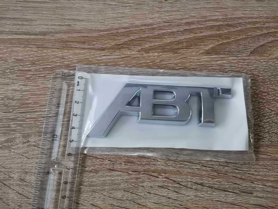 Audi ABT сребриста емблема голям размер