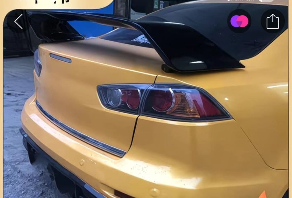 Спойлер ево 10 лансер