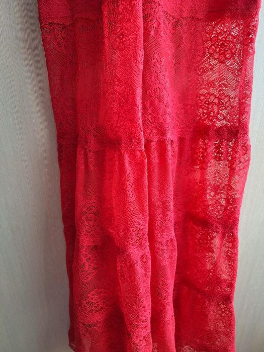 Rochie dantela rosie