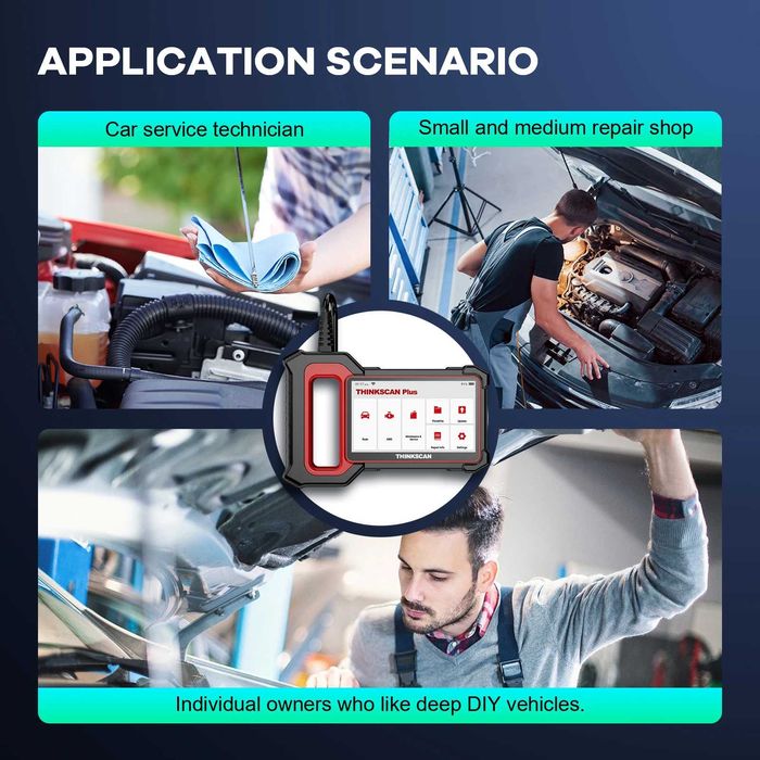 Автомобилна диагностика THINKSCAN PLUS S7 за VW BMW Audi Mercedes